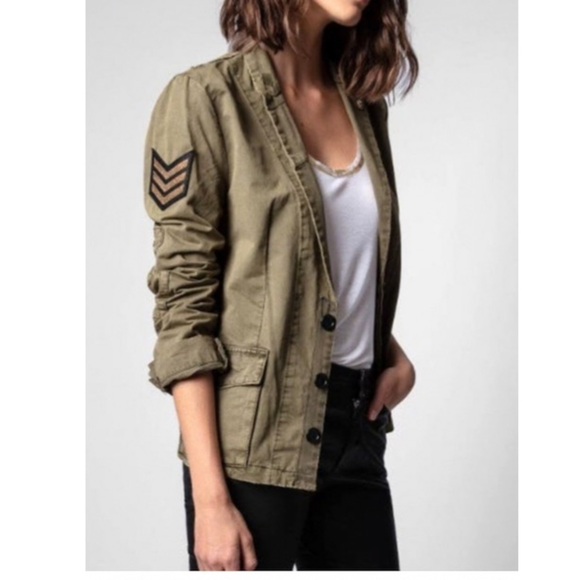 Zadig & Voltaire Virginia Grunge Jacket- XS,S - Picture 1 of 10